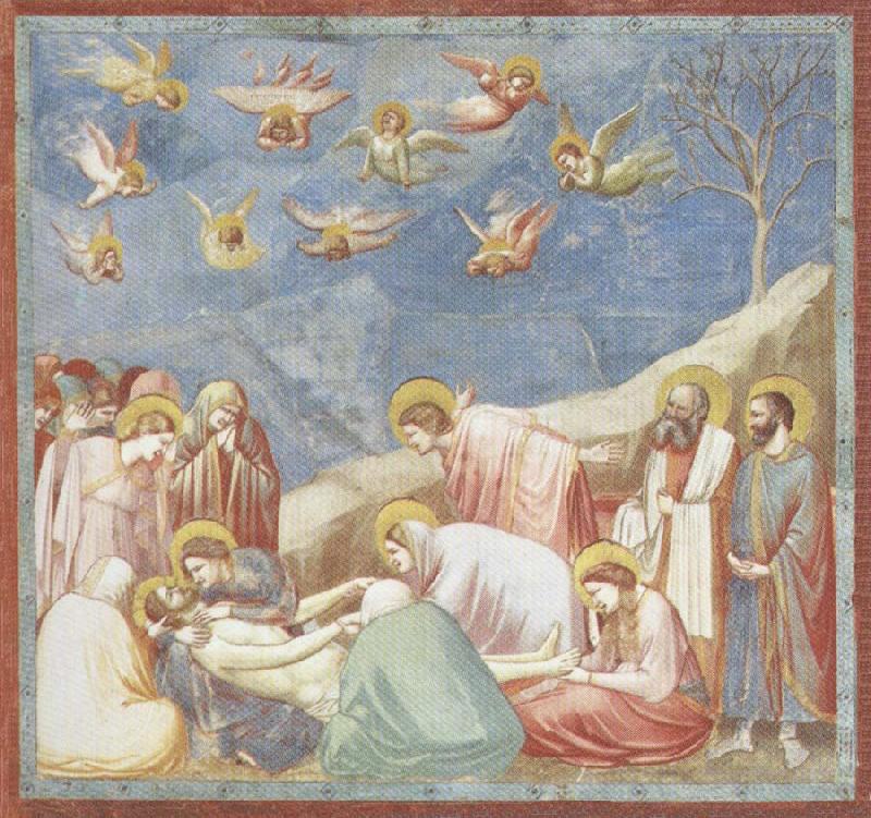 GIOTTO di Bondone Lamentation over the Dead Christ